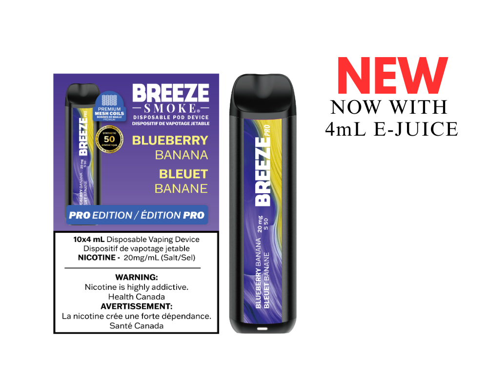Breeze Pro Disposable 4mL S50 2000 Puffs
