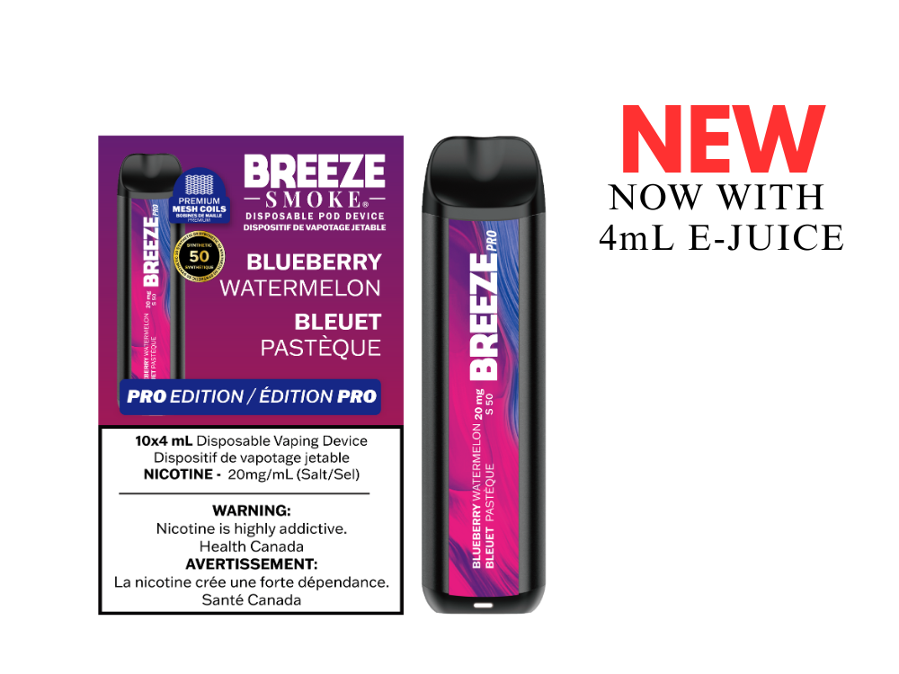 Breeze Pro Disposable 4mL S50 2000 Puffs