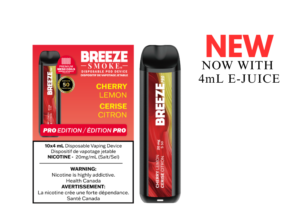 Breeze Pro Disposable 4mL S50 2000 Puffs
