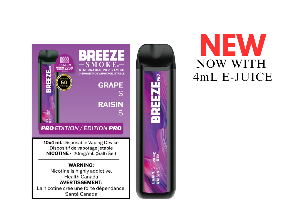 Breeze Pro Disposable 4mL S50 2000 Puffs