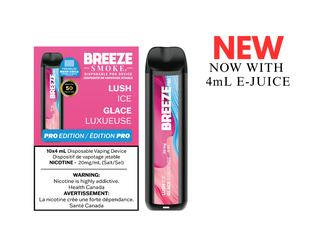 Breeze Pro Disposable 4mL S50 2000 Puffs