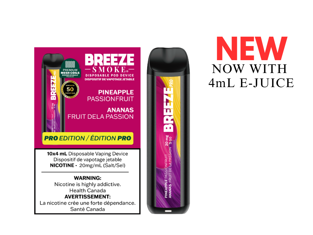 Breeze Pro Disposable 4mL S50 2000 Puffs