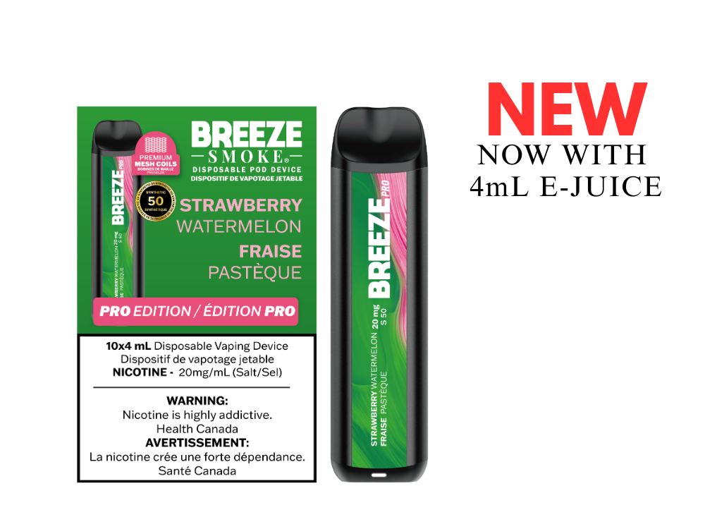 Breeze Pro Disposable 4mL S50 2000 Puffs The Green Hex Vapes Breeze Pro Disposable 4mL S50 2000 Puffs The Green Hex Vapes