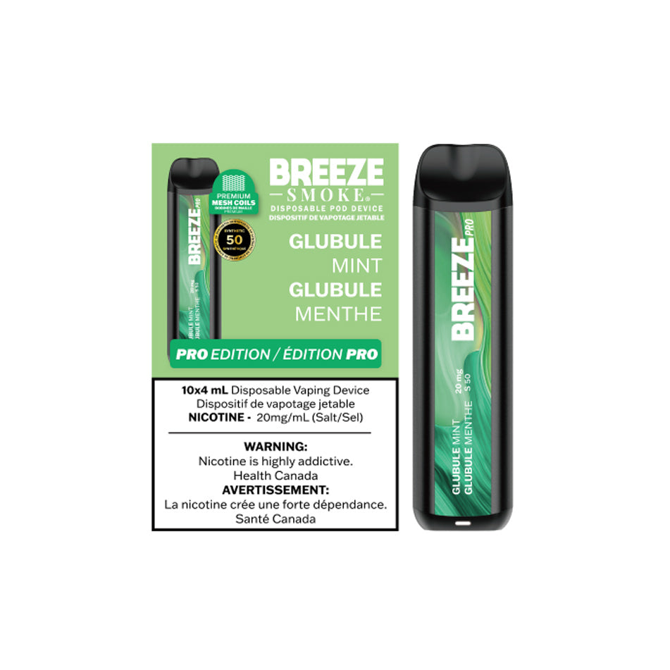 Breeze Pro Disposable 4mL S50 2000 Puffs The Green Hex Vapes Breeze Pro Disposable 4mL S50 2000 Puffs The Green Hex Vapes