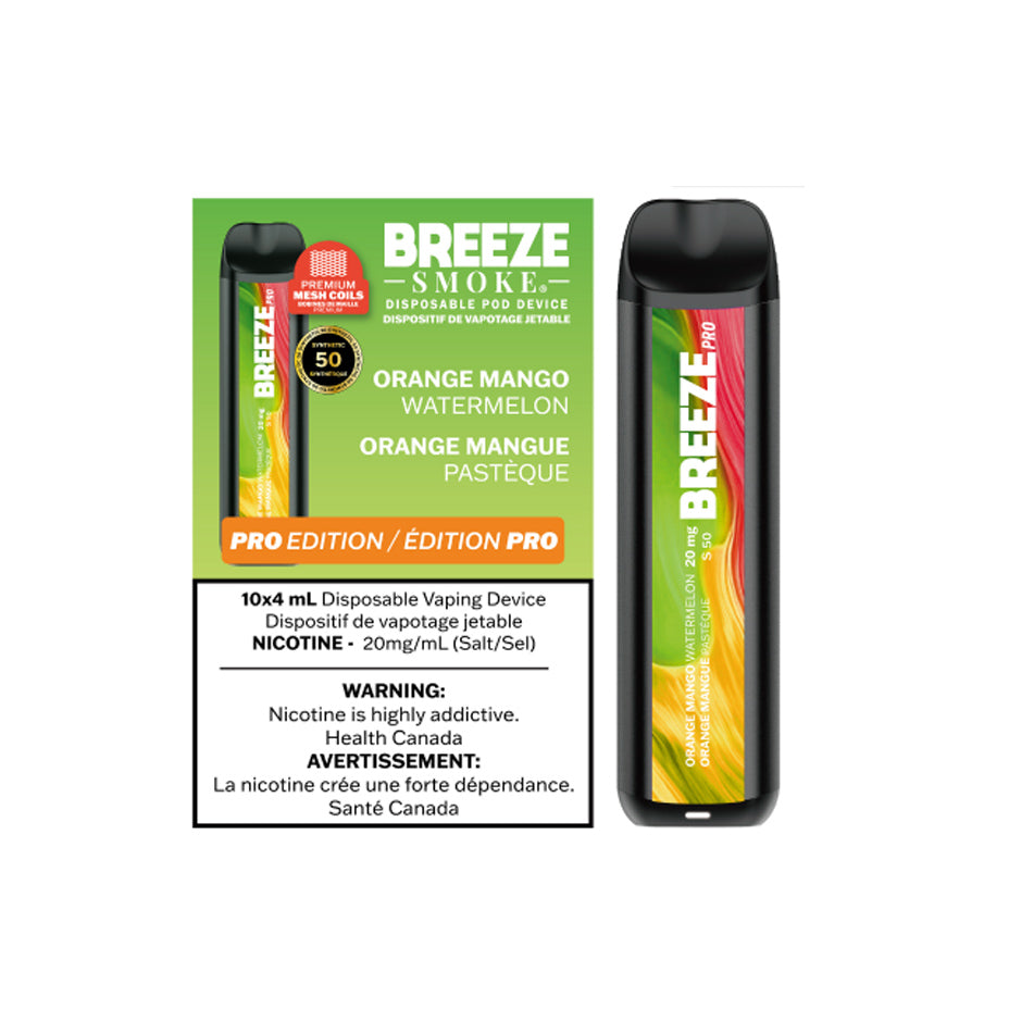 Breeze Pro Disposable 4mL S50 2000 Puffs