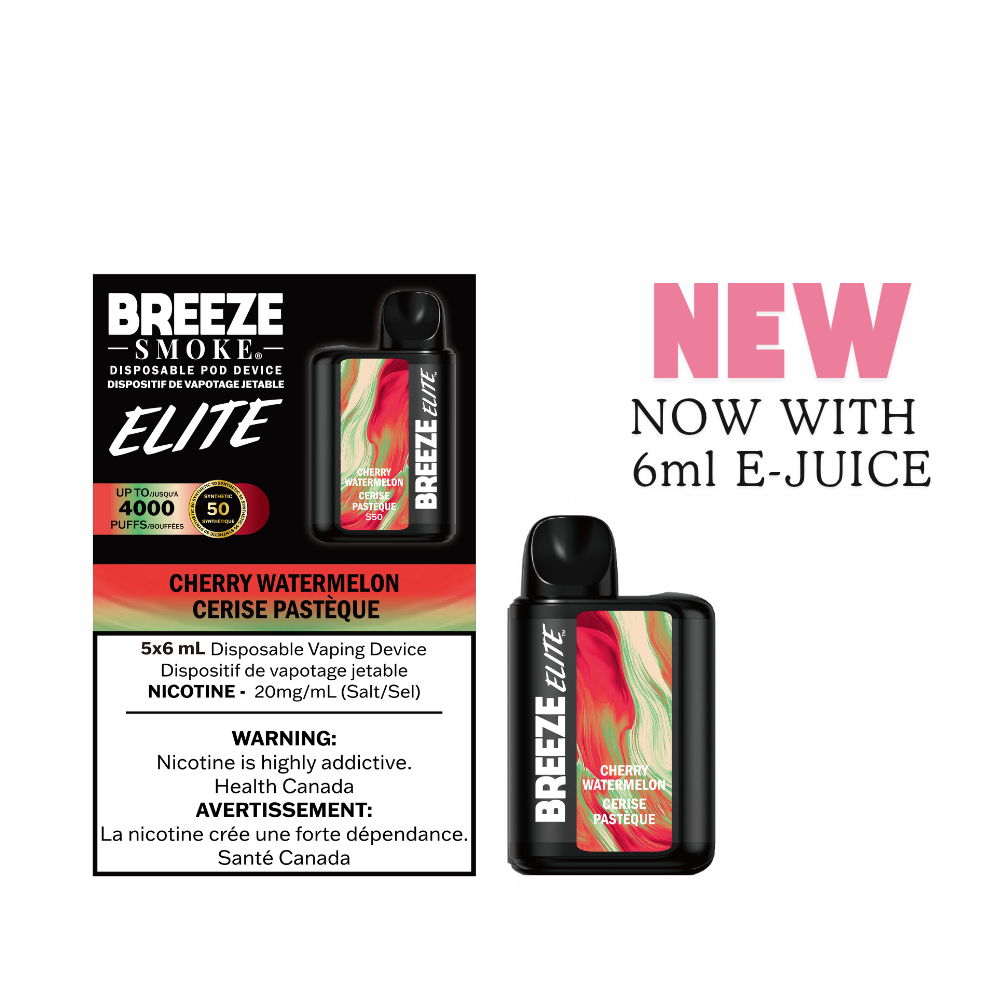 Breeze Elite Disposable S50 4000 Puffs 6mL The Green Hex Vapes Breeze Elite Disposable S50 4000 Puffs 6mL The Green Hex Vapes