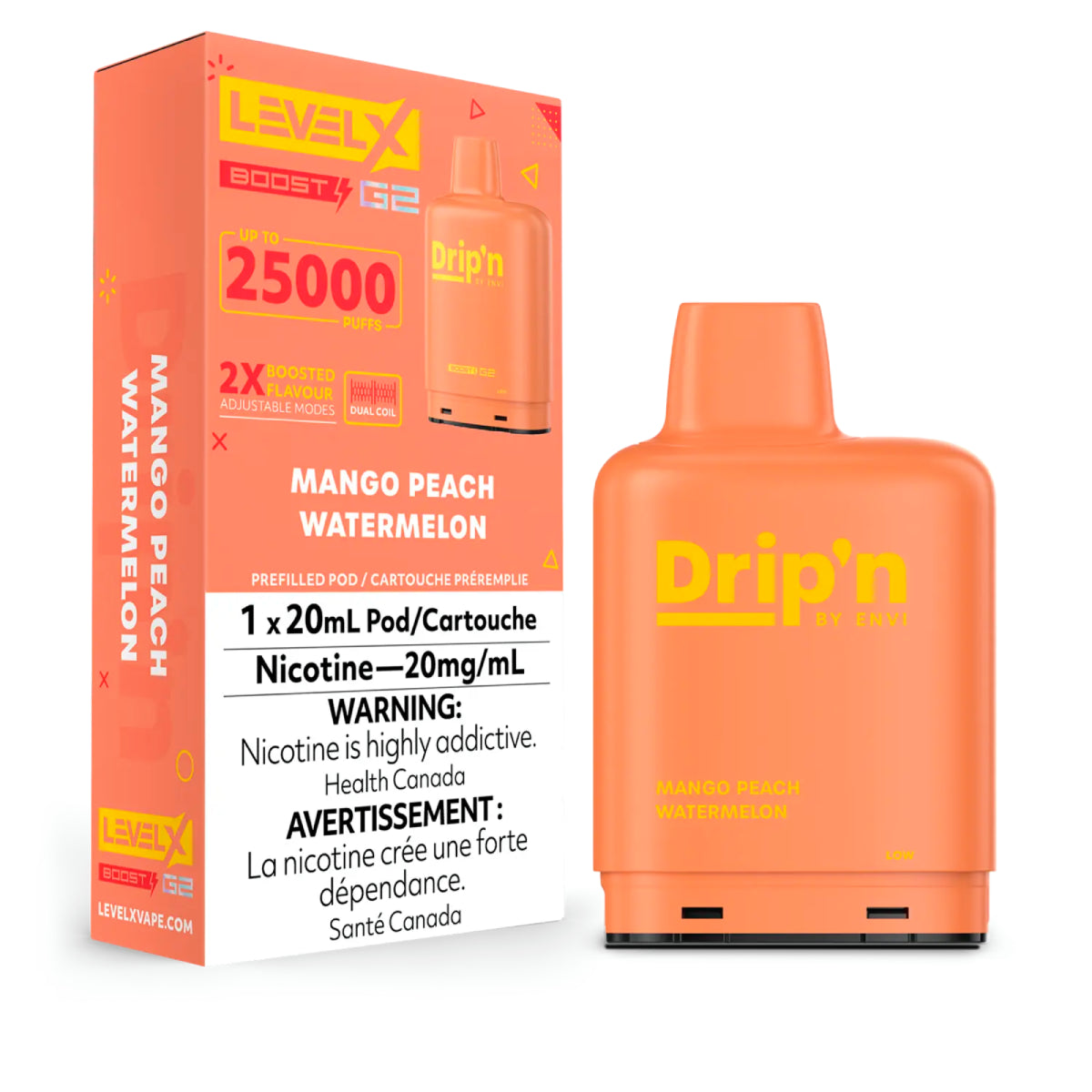 Level X Drip'n Boost G2 Pod 25K