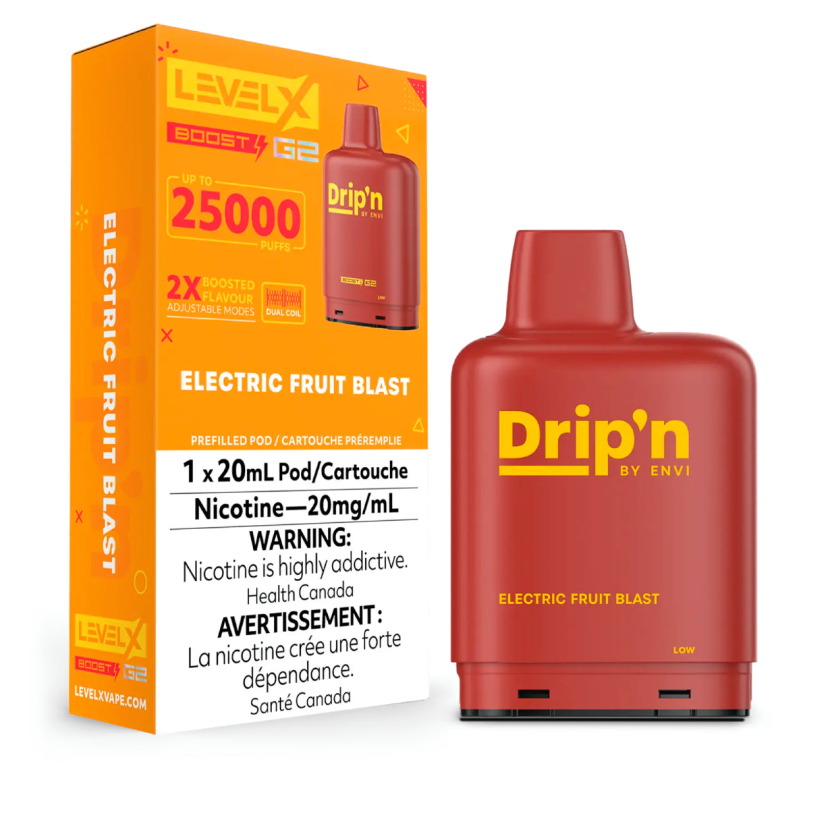 Level X Drip'n Boost G2 Pod 25K