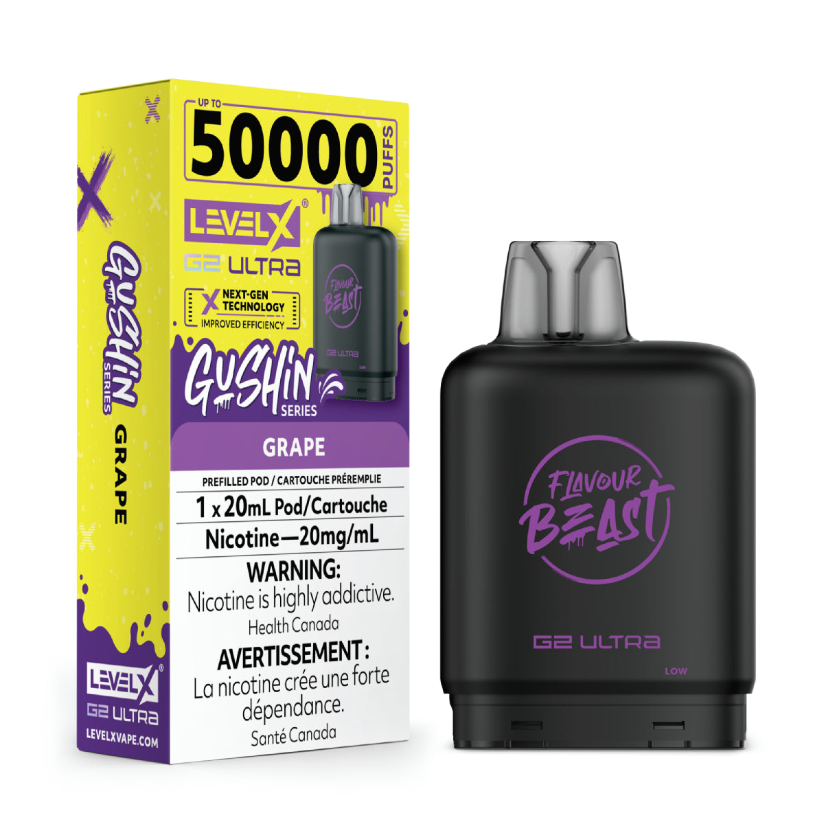 Level X Flavour Beast G2 ULTRA Pod 50K