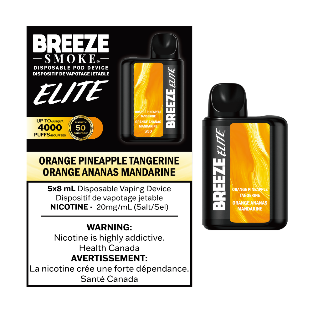 Breeze Elite Disposable S50 4000 Puffs 8mL The Green Hex Vapes Breeze Elite Disposable S50 4000 Puffs 8mL The Green Hex Vapes