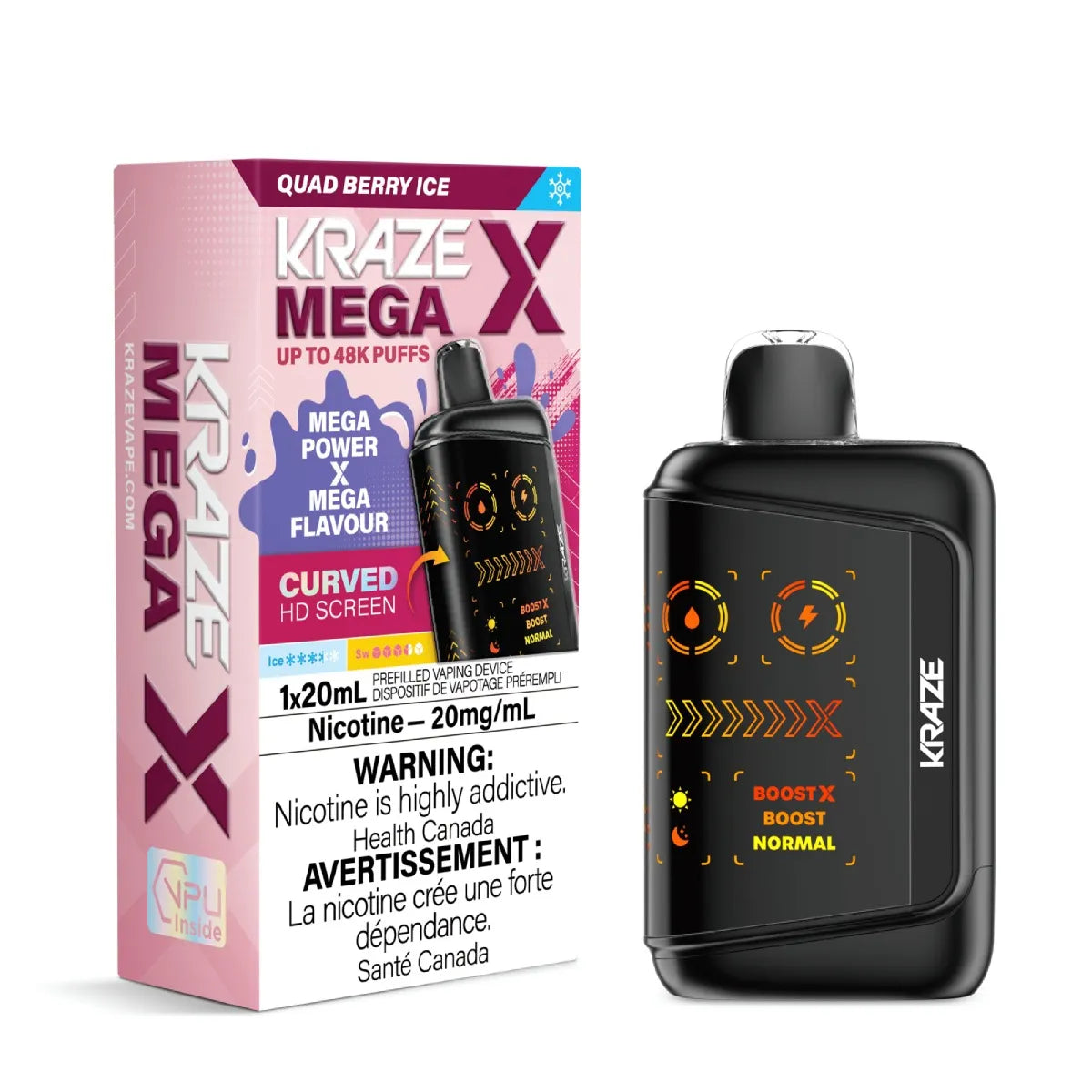 Kraze Mega X Disposable 48K