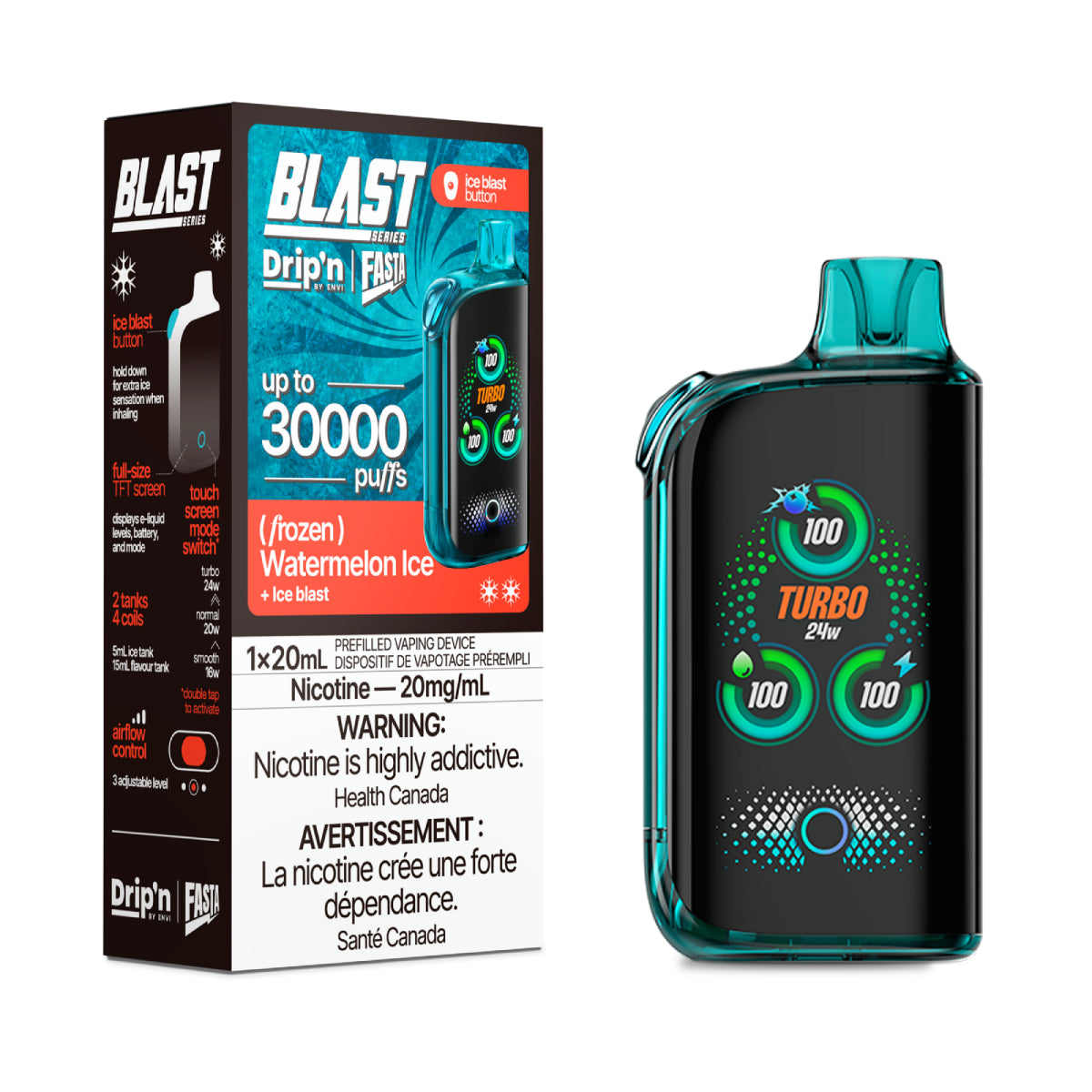 Drip'n by Envi Fasta Blast Disposable 30K